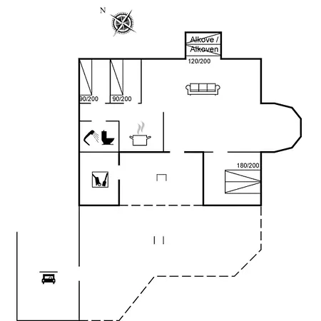 Linda - 600m From The Sea By Interhome Yderby
